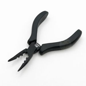 Pince à cheveux à tête incurvée, à dents, 3 trous, pour micro et nano anneaux, outils d'extension de cheveux en plumes, service OEM - Product Image 6