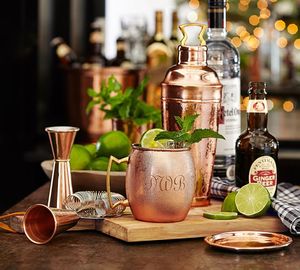 Hammered copper <b>mug</b> set twilight dunes beverage cups reusable cocktail drink <b>mugs</b> premium durable collection - Product Image 1