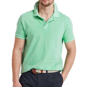 เสื้อโปโลผู้ชายสีพื้น ผ้าฝ้าย 100% คุณภาพสูง สำหรับธุรกิจกอล์ฟ พร้อมปักโลโก้ตามสั่ง - Product Image 5