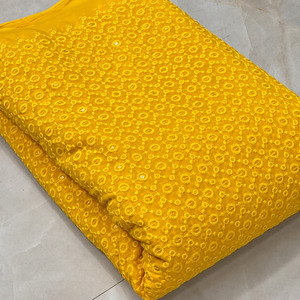 Tela de bordado SQ, tela de seda bordada, tela para abayas, material para caftanes, suministro de prendas de vestir, fabricación de prendas al por mayor, comercio de prendas. - Product Image 1