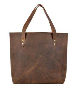 Sacs à main tendance de grande capacité avec logo personnalisé pour femmes sac fourre-tout en cuir rustique sac à bandoulière pour femmes - Product Image 1