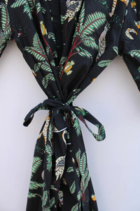 Camisón Kimono de Algodón 100% para Mujer, Diseño de Dibujos Animados con Impresión Digital, Hecho a Mano, Cuello en V, Cintura Elástica, Suave, Verano, ODM, Naaz Textile - Product Image 2