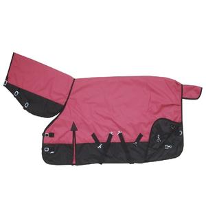 ผ้าห่มม้าแบบคอมโบสำหรับฤดูหนาว ปี 2023 ขายดีที่สุด เนื้อผ้านุ่มพิเศษ 1200D สีชมพูเข้ม ผ้าริปสตอป ซับในไนลอน ไส้ใยโพลีฟิล 250gsm เหมาะสำหรับการฝึกขี่ม้า - Product Image 1