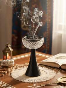 Quemador de Incienso Árabe Bakhoor, Mabkhara, Quemador de Madera de Oud, Decoración Islámica para el Hogar, Primavera Invierno, Ecológico, Orgánico, Ramadán, Eid - Product Image 2