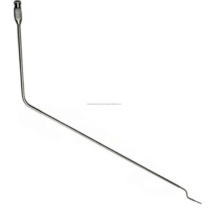 Aguja de Inyección Veterinaria Reutilizable de Acero Inoxidable Duradero con Punta Redonda para Cirugía Animal - Product Image 3