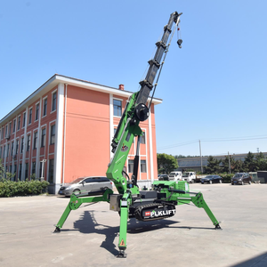 Mini-<span class=keywords><strong>grue</strong></span> araignée sur chenilles 3 tonnes 5 tonnes électrique diesel <span class=keywords><strong>mobile</strong></span> avec flèche télescopique - Product Image 1
