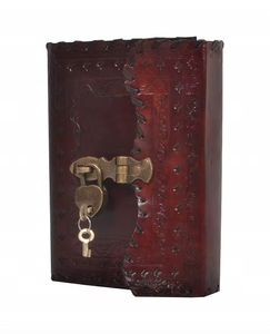 Customizable 200-Page A3 <b>Daily</b> <b>Planner</b> <b>Notebook</b> Lock Leather Cover 120 Soft Paper Sheets Custom Color Handmade School - Product Image 3