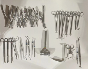 Surgical Steel Instruments 48 Pcs <b>Set</b> with Hammers Pickups <b>Pliers</b> for Orthopedic Procedures Stainless Steel Reusable Kit - Product Image 1