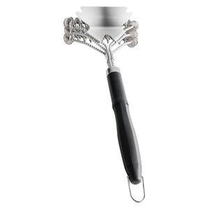 Spazzola Raschietto per Barbecue in Acciaio Inossidabile con Filo Intrecciato, Strumento per Griglie Esterne con Spazzole Senza Setole per Griglie in Porcellana - Product Image 3