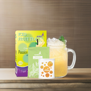 Variété d'emballage de boîte à thé santé mélangée aux fruits de la passion tropicale comprenant du thé à la pomme - Product Image 4