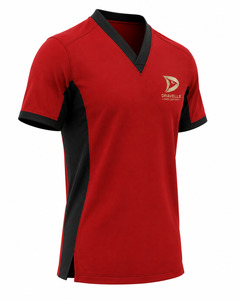 Haut d'uniforme d'arts martiaux personnalisé unisexe à col en V et manches courtes, respirant, pour karaté et taekwondo - Product Image 3