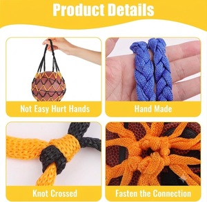 Produit fiable, accessoires pour ballons de sport, filets pour ballons, matériau en nylon épaissi, construction durable, utilisation à long terme, filet pour ballons - Product Image 2