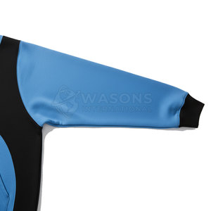 Sudadera con Capucha de Invierno para Hombre, 100% Algodón, para Deportes al Aire Libre, Viajes, Fitness, Transpirable, de Secado Rápido, Diseño Azul y Negro, Talla Grande - Product Image 4