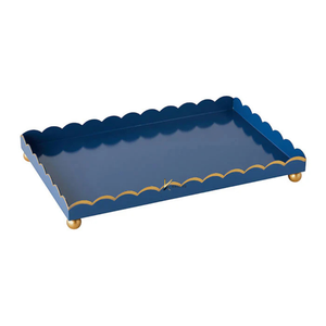 Luxury Vietnam <b>Lacquerware</b> Handicraft Tray Eco-Friendly Durable Customized Pattern Commercial Grade Scalloped Edge Serving - Product Image 3
