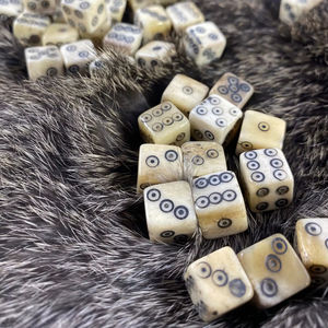 Dados de Hueso para Juegos de Rol, Dados Poliédricos de Hueso de Grado Profesional para DND RPG, Juegos de Mesa, Accesorios de Juego al por Mayor - Product Image 1