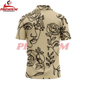 Chemises polo de haute qualité, tendance, 100% coton, broderie personnalisée, logo, vente en gros, manches courtes, polos à sublimation, motif uni - Product Image 4