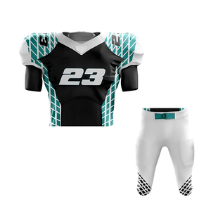 T-shirt de football américain vintage unisexe surdimensionné personnalisé sublimé de qualité supérieure, maillot de football en mesh ample pour homme, chemises de compression - Product Image 3
