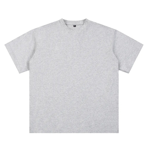 T-shirt Homme Surdimensionné Personnalisé Style Urbain Coton Épais Bambou Coupe Ample Séchage Rapide Décontracté Vente en Gros Mode Estivale 2026 Imprimé - Product Image 5