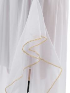 Jupe fluide en mousseline de soie pour femmes, costume de danse du ventre, pour fête à thème Cha-Cha, compétition de danse, spectacle sur scène, danse latine - Product Image 4