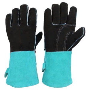 Meilleurs gants de soudage en cuir de vachette renforcé, résistants à la chaleur et aux étincelles, pour travaux lourds, barbecue, soudeurs, gants de sécurité - Product Image 5