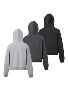 Sudadera con Capucha Personalizada para Hombre, 100% Algodón, Felpa, Tejido Grueso, Corte Regular, Ropa Urbana de Invierno - Product Image 2