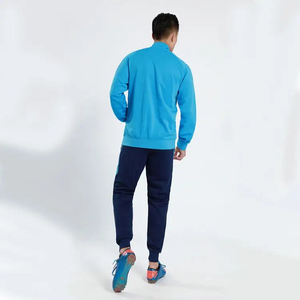 Ensemble de survêtement en molleton 100 % coton brodé sur mesure pour hommes – Vêtements de sport en gros, coupe ajustée, décontracté, respirant pour l'hiver - Product Image 4