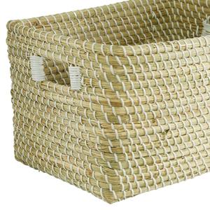 <b>Rectangular</b> seagrass <b>basket</b> with convenient handle Handmade <b>Storage</b> <b>Basket</b> Wholesale eco-friendly Made in Vietnam - Product Image 6