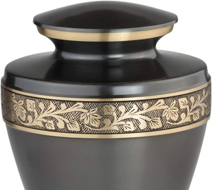 Urnes funéraires décoratives en laiton pour cendres d'adultes, urnes faites à la main pour hommes et femmes, urnes funéraires - Product Image 4