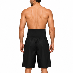 Shorts de sport pour homme avec logo personnalisé, taille haute, ceinture élastique, shorts de course et d'entraînement, séchage rapide, polyester, shorts athlétiques - Product Image 3