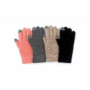 Gants d'hiver en acrylique tricoté, durables, anti-boulochage, séchage rapide, écologiques, multifonctionnels, pour usage décontracté et sports de plein air - Product Image 1
