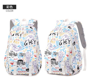 Large Capacity Waterproof <b>Backpack</b> for Primary School Girls Spine Protection Designed to Reduce Burden - Product Image 2