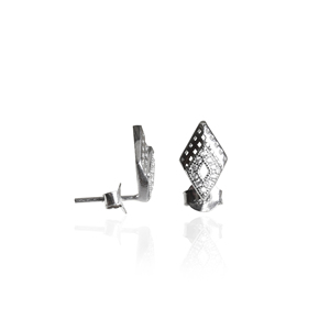 Nouvelle Arrivée 2026 Boucles d'Oreilles Clous en Argent et Diamants Style Scintillant pour Femmes et Filles à Porter lors de Mariages et Fêtes - Product Image 2
