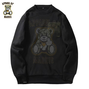 Sudadera de Algodón Grueso de Alta Calidad OEM, Estilo Oversize, Lisa, para Hombre, Marca Privada, Cuello Redondo, Venta al Por Mayor, Ropa Urbana - Product Image 5