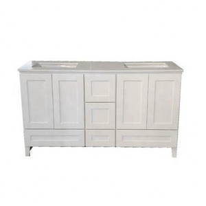 Tocador de baño con lavabo, encimera de mármol - Product Image 1