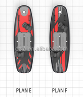 Matériaux composites IBoard 15KW Jet Surf Board Wakeboard électrique Pack complet Autonomie de la batterie de 40 minutes Charge maximale de 120 kg Lacs et rivières