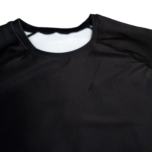 เสื้อรัดรูปแขนยาวสีขาวสำหรับผู้ชาย แห้งเร็ว ลายพิมพ์ ดีไซน์สำหรับเล่นกีฬา ผลิตจากโพลีเอสเตอร์/ไนลอน ป้องกันรังสียูวี ระบายอากาศได้ดี - Product Image 5