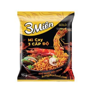 Fideos Instantáneos Fritos con Carne de Res y Hierbas, Marca Vietnamita, 65g/taza, Cocción en 2-3 Minutos, Precio Económico, 3 Unidades - Product Image 3