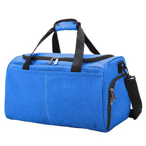 Sac de sport de voyage personnalisé avec logo, compartiment à chaussures, sac de sport de fitness pour le voyage - Product Image 1