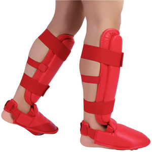 Professional Boxing Shin Guards Blue Black EVA Material Lightweight Protective Gear for Adults Unisex - Product Image 1