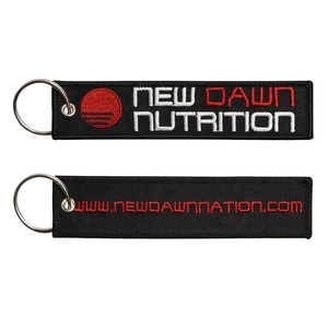 Porte-clés brodé style classique DIY en tissu tressé - Product Image 6