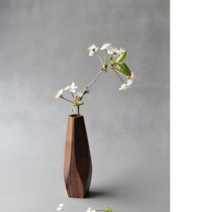 Elegante Mesa de Centro de Madera de Palisandro, Florero Decorativo para el Hogar, Florero Creativo de Madera Maciza para Almacenamiento - Product Image 3