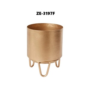 Premium Handmade Eco-friendly Aluminum Flower Vase Contemporary Floral Display Holder <b>Large</b> Outdoor Home Office Reception Hotel - Product Image 1