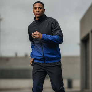 Conjunto de Chándal de Lujo Estilo Urbano con Hombros Caídos, Sudadera Oversize de Tejido Grueso y Pantalones de Chándal, Ropa Deportiva Personalizada - Product Image 5