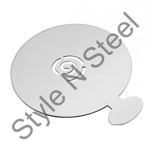 Stainless Steel Custom Coasters Set Indian Simple Coaster New 4 Pcs Set Stainless Steel Coffee coaster Sprinkle Miracle - Product Image 2