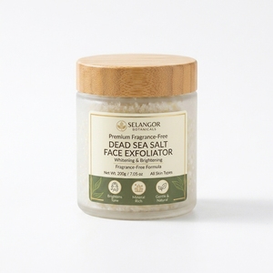 Exfoliante Facial de Sal del Mar Muerto Sin Fragancia de Selangor, Más Vendido, Blanqueador, Cuidado de la Piel, Formato Personalizable, Para Todo Tipo de Piel, Para Mujeres - Product Image 1