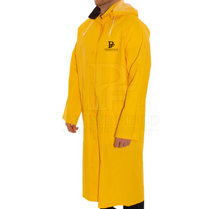 Premium Quality Wholesale <b>Men's</b> Hooded Overcoat <b>Rain</b> <b>Coat</b> Customized Long Sleeves Quick Dry Eco-Friendly Breathable - Product Image 6