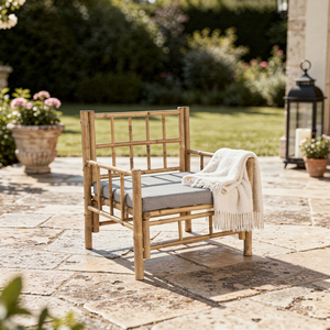 Chaise pliante en bambou de haute qualité, prix abordable, meubles pour la maison, l'hôtel, la station balnéaire, chaise en bambou fabriquée au Vietnam - Product Image 3