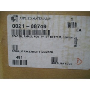 AMAT 0021-08749 Spacer, Small Footprint System - อุปกรณ์และชิ้นส่วนเซมิคอนดักเตอร์ระดับโลกที่เชื่อถือได้ - Product Image 1
