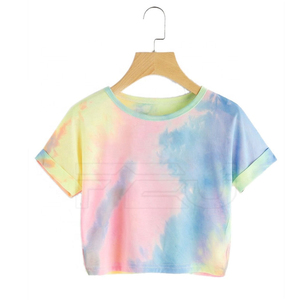 Camiseta Corta Personalizada para Mujer, Estilo Urbano, con Diseño Personalizado, Impresión y Bordado en Algodón de Alta Calidad - Product Image 1