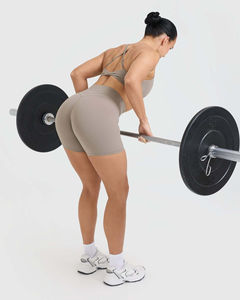 Shorts Deportivos Minky Personalizados de Última Moda para Mujer, Cintura Alta, Cintura Compresiva, Tela Transpirable - Product Image 2